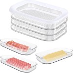 熟食容器厂家-密封午餐肉存储盒