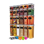 Pasta Container Manufacturer - 24pcs Stackable Canisters Set