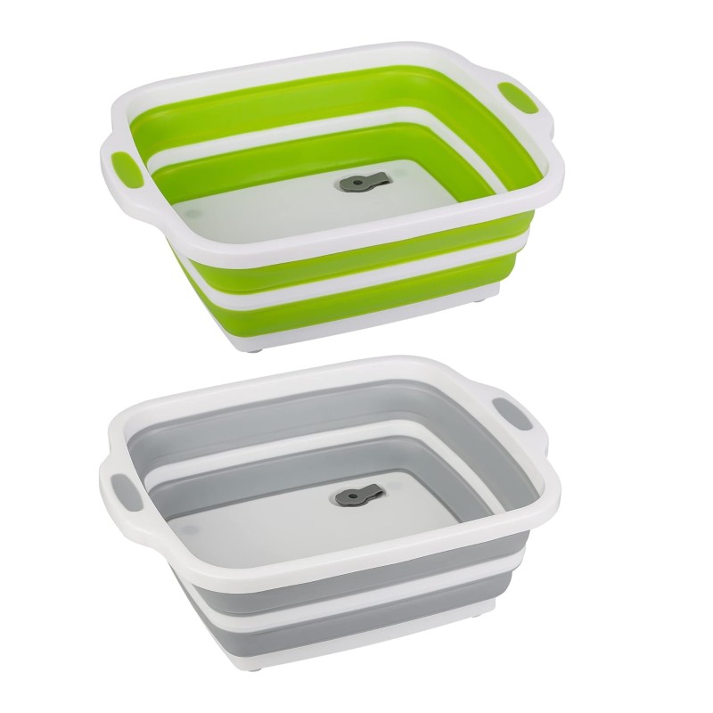 Collapsible Prep Tub Factory - 8L Foldable Tub with Cutting Board