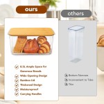 Bread Storage Box Factory - 8.5L with Bamboo Lid Container