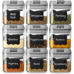 Mini Container Factory - 9pcs 0.5L Spice Storage Set
