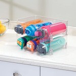 Bottle Rack Supplier - 2pcs Stackable 3 Bottle Holder