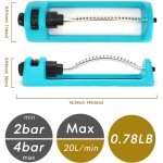 Lawn Sprinkler Manufacturer - Oscillating 18 Hole Brass Nozzle
