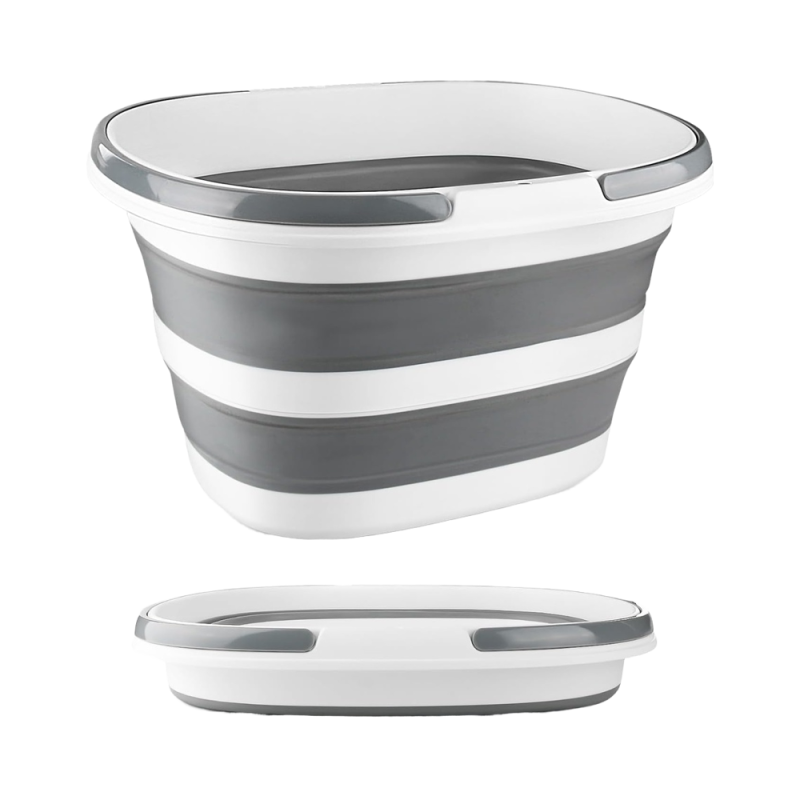 Collapsible Mop Bucket Supplier - 16L Silicone Square Cleaning Bucket