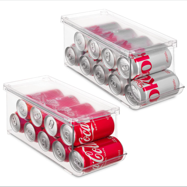 Beverage Box Factory - Transparent Fridge Can Organizer