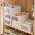 Linen Closet Organizer Manufacturer - Foldable Bins with Clear Window