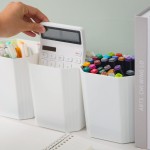 储物容器厂家-6格透明整理盒
