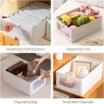 Linen Closet Organizer Manufacturer - Foldable Bins with Clear Window
