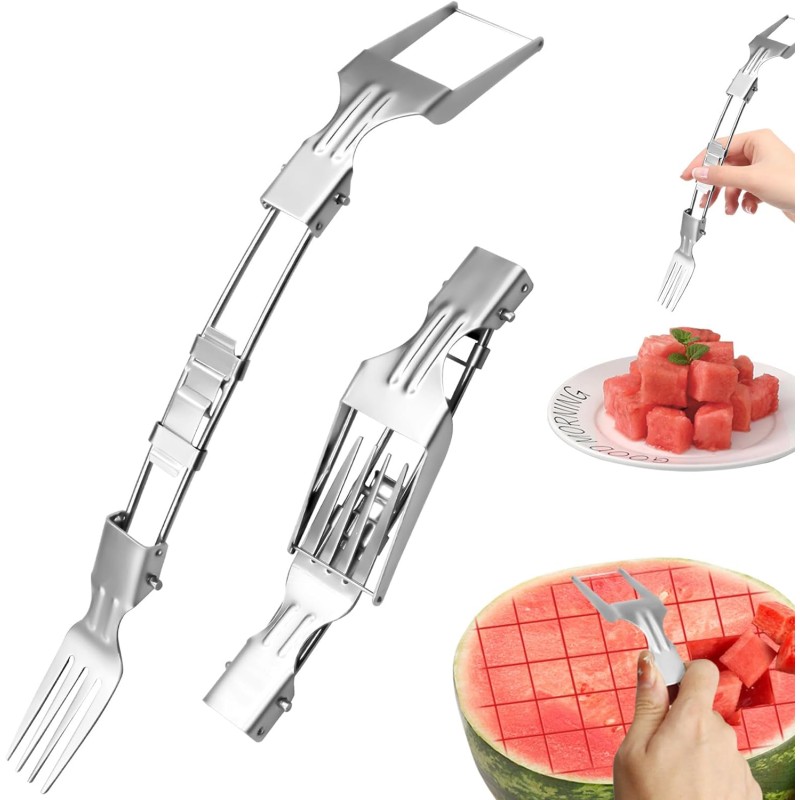 Fruit Cutter Factory - 2 in 1 Foldable Watermelon Slicer