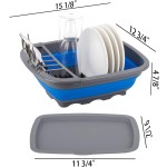 Collapsible Dish Rack Factory - Foldable Drainer with Board for Kitchen & Camping