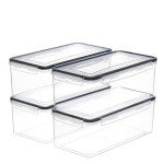 Pasta Storage Factory - 3.2L 4pcs Rectangle Container