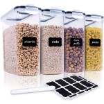 Cereal Containers Factory - 4L Airtight Pantry Organization