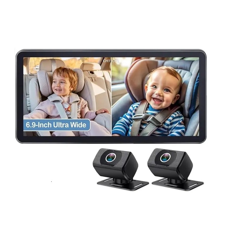 Baby Car Camera Manufacturer - 6.9 Inch Rear Facing Camera