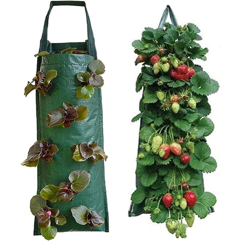 Hanging Plant Bags Supplier - Breathable Strawberry Grow Bags