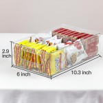 Storage Bins Factory - 4 Pack Clear Pantry Organizer