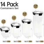 Airtight Containers Manufacturer - 14pack Pasta Storage Set