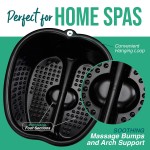 Foot Soaking Tub Manufacturer - Plastic Pedicure Spa Basin with Handle