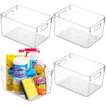 Pantry Organizer Manufacturer - 4 Pack Clear Food Baskets