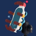 Motorcycle Mount Supplier - G7ND Anti Vibration Phone Clamp