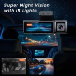 Dash Cam Manufacturer - 4K 3 Channel Built-in GPS WIFI