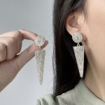 Heart Earrings Supplier - Hand-Textured Gold Plated Pearl