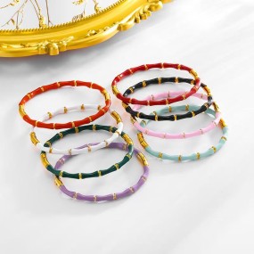 Bamboo Bracelet Factory - 18K Gold Plated Knot Design Jewelry