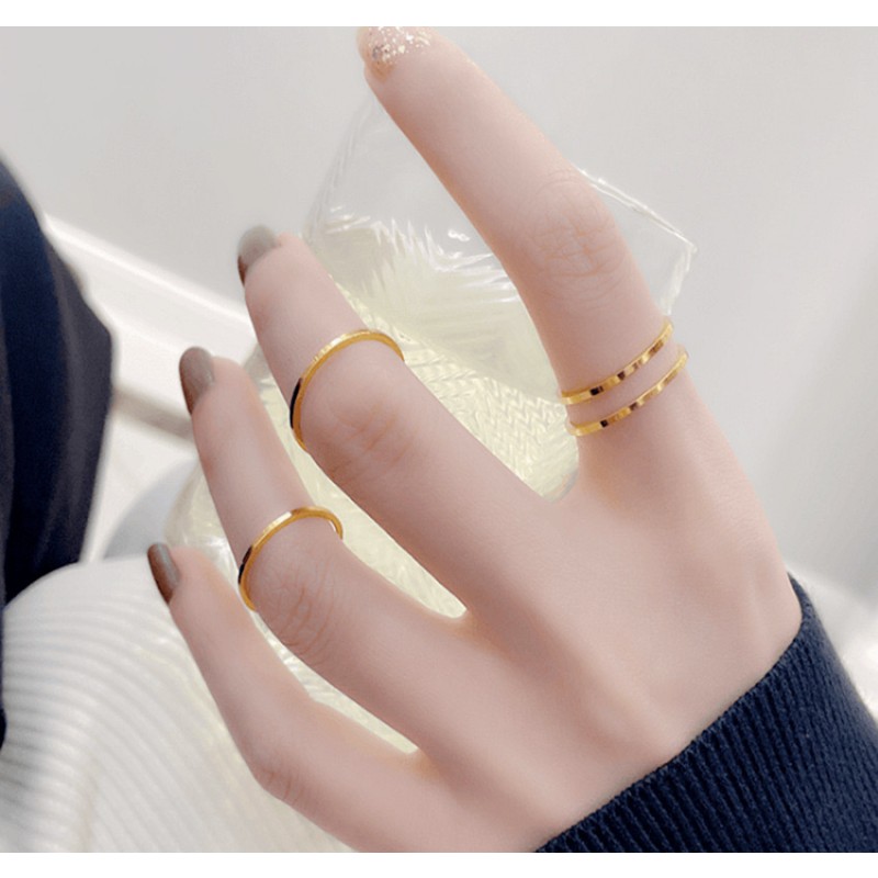 Thin Ring Manufacturer - 1MM Minimalist Stainless Steel for Women