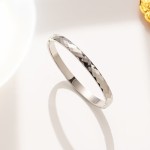 Titanium Steel Bracelet Supplier - 18K Gold Plated Rhomboid Design