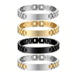 Custom Bracelet Factory - Logo Personalized Stainless Steel Men's