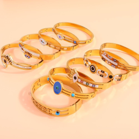 Devil's Eye Bracelet Manufacturer - Gold Plated Non-Fading for Girls