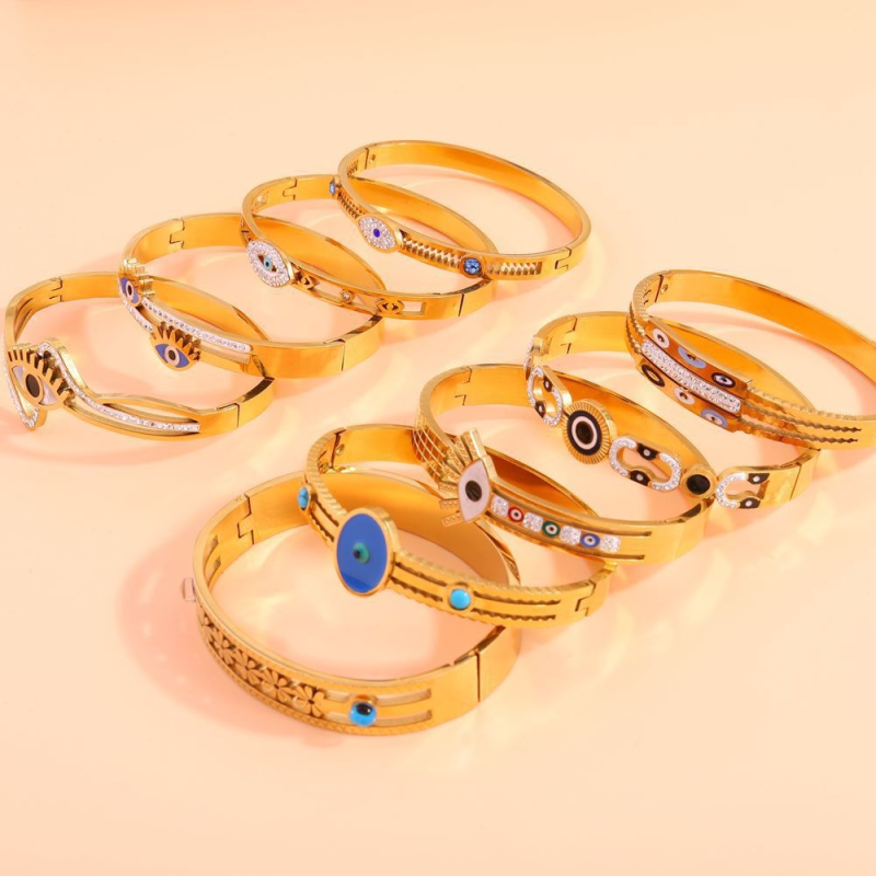 Devil's Eye Bracelet Manufacturer - Gold Plated Non-Fading for Girls