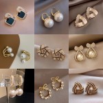 Heart Earrings Supplier - Hand-Textured Gold Plated Pearl