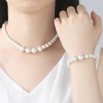 珠宝套装供应商-女士珍珠水钻耳饰套装