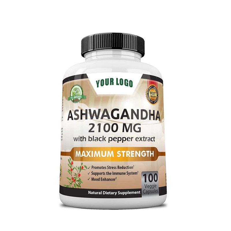Factory Direct OEM Organic Ashwagandha Root Powder Supplier - Herbal Supplement Stress Relief Immune Energy Stamina Mood