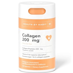 Wholesale OEM Hydrolyzed Collagen Supplement Factory - 60 Capsules Vitamin C Vitamin E Skin Elasticity Support