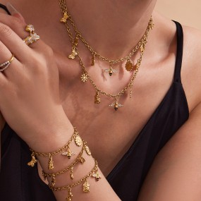 Bee Jewelry Supplier - Summer Resort Stackable Charm Set