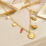Scallops Necklace Supplier - Pearl Charm Marine Style Jewelry
