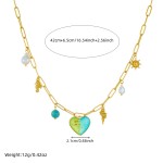 Seahorse Necklace Factory - Heart Pendant Marine Life Design