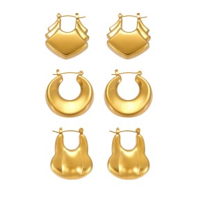 Geometric Hoop Manufacturer - Hollow Hoop Stainless Steel