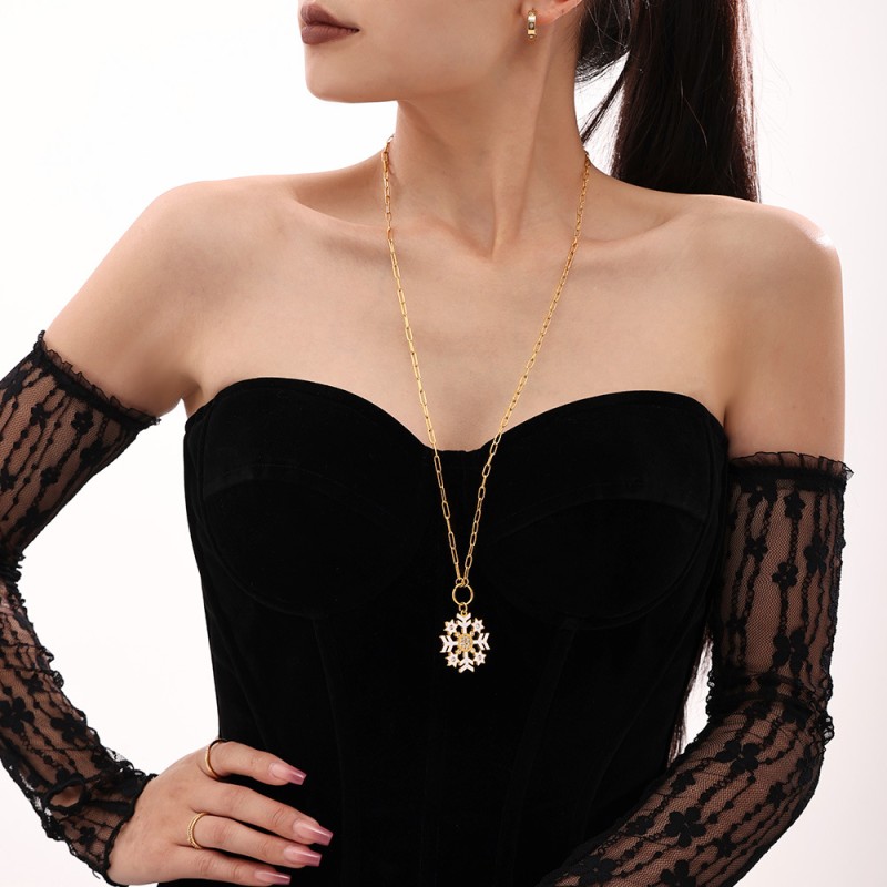 Shell Beads Factory - PVD Plating Stacking Sweater Chain