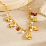 Conch Necklace Supplier - Beach Starfish Shell Turtle Charm