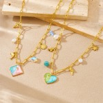 Seahorse Necklace Factory - Heart Pendant Marine Life Design