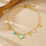 Seahorse Necklace Factory - Heart Pendant Marine Life Design