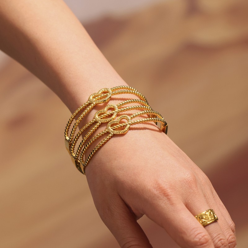 Ocean Collection Supplier - Fish Starfish Zirconia Bangle