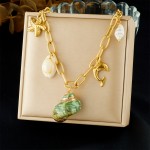 Dolphin Necklace Manufacturer - Sea Style Conch Charm Design