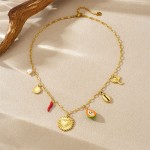 Scallops Necklace Supplier - Pearl Charm Marine Style Jewelry