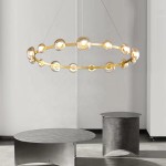 Smoked Manufacturer - Glass Ball Iron Pendant Light