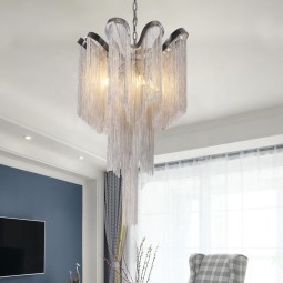 Creative Manufacturer - Aluminum Chain Villa Lighting