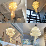 Aluminum Factory - Hotel Tassel LED Chandelier