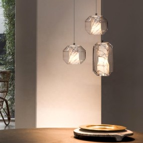 Marble Pendant Manufacturer - Nordic Stone Dining Room Lamp